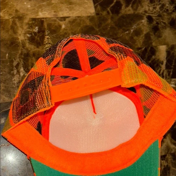 POSHFEST 2024 OTTO Orange Camo Trucker Hat CUSTOM - Picture 8 of 9